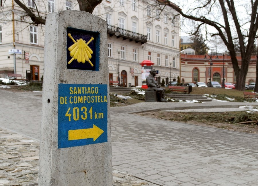 Верстовий стовп Шляхи Святого Якова.