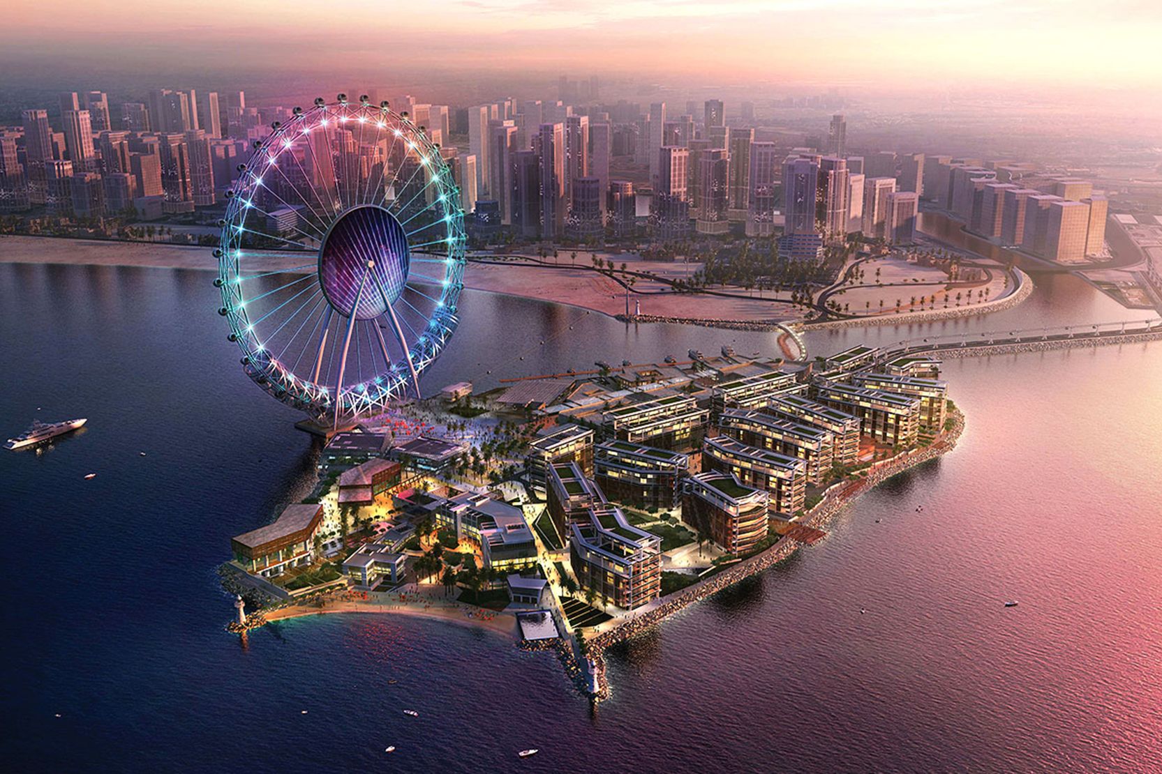 The Dubai Eye, острів Bluewaters